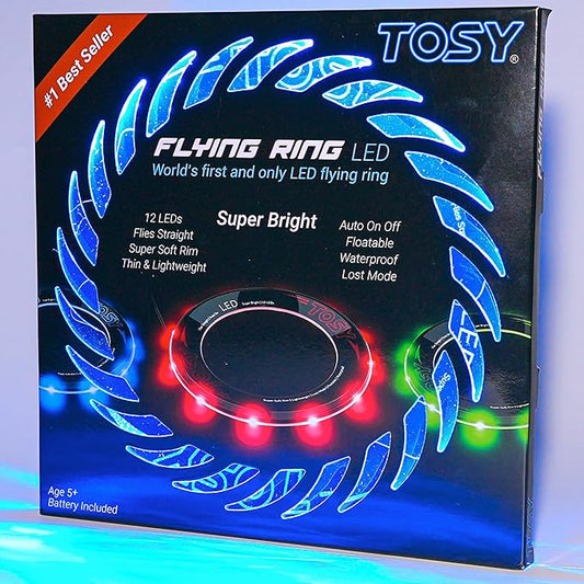 The world's first and only light-up Flying Ring guarantees endless fun for you and your loved ones!